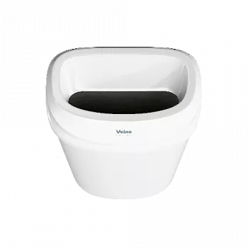 MidBIN Future белый Veiro Professional корзина для мусора на 12 л с крышкой