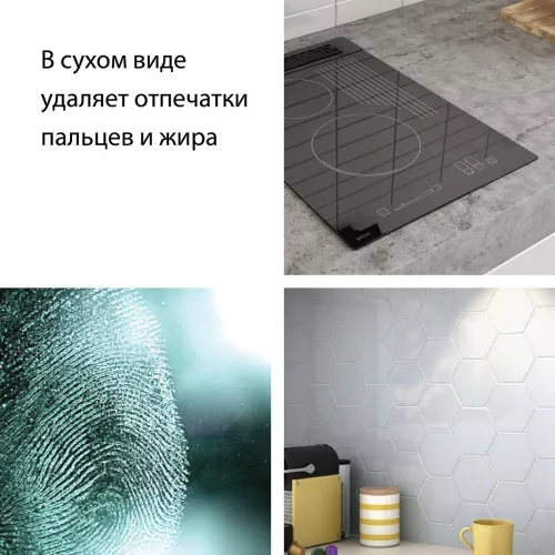 73601 Салфетка универсальная микроволоконная 36*36 см, 190 гр/м², желтая "HQ"