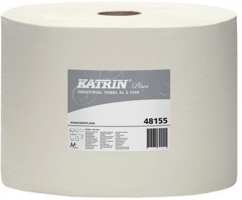 481559 Katrin Plus Industrial Towel XL2 Бумажный протирочный материал, 570 м, 2рул.*упак.